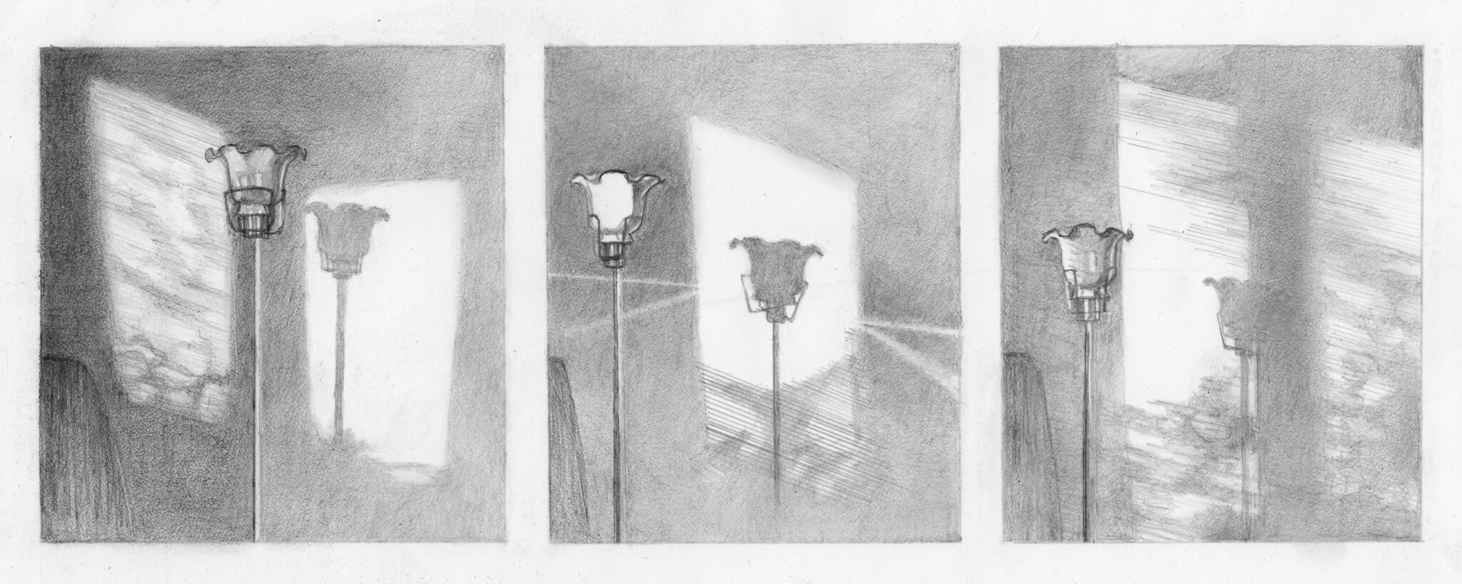 Pantha Rhei, pencil on paper, 30x12cm 2022
